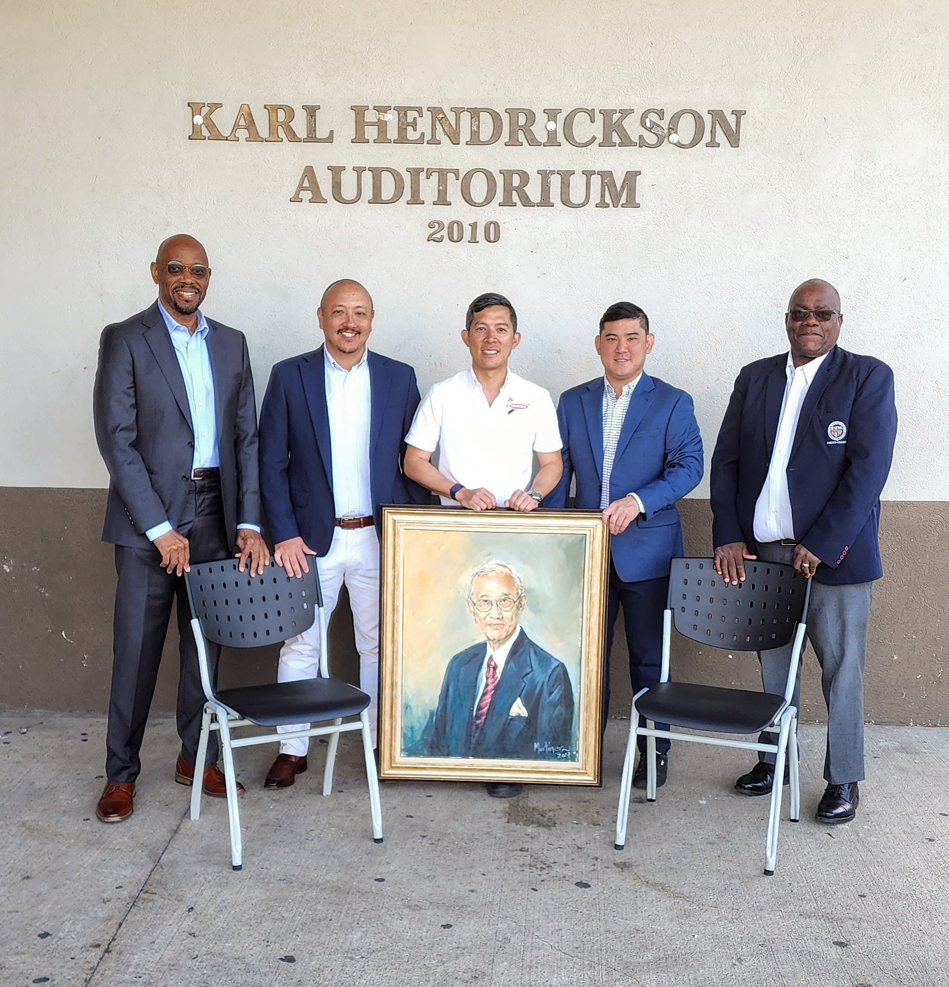 Hon. Karl Hendrickson Donates 1,600 Chairs
