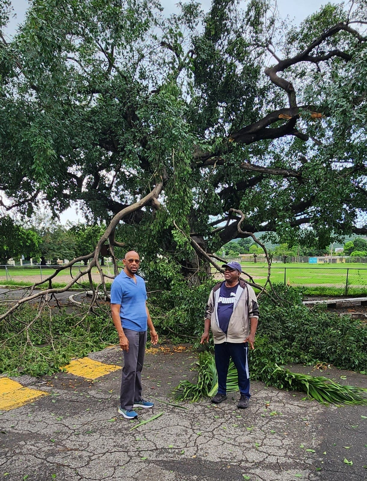 Further damage assessed during the tour